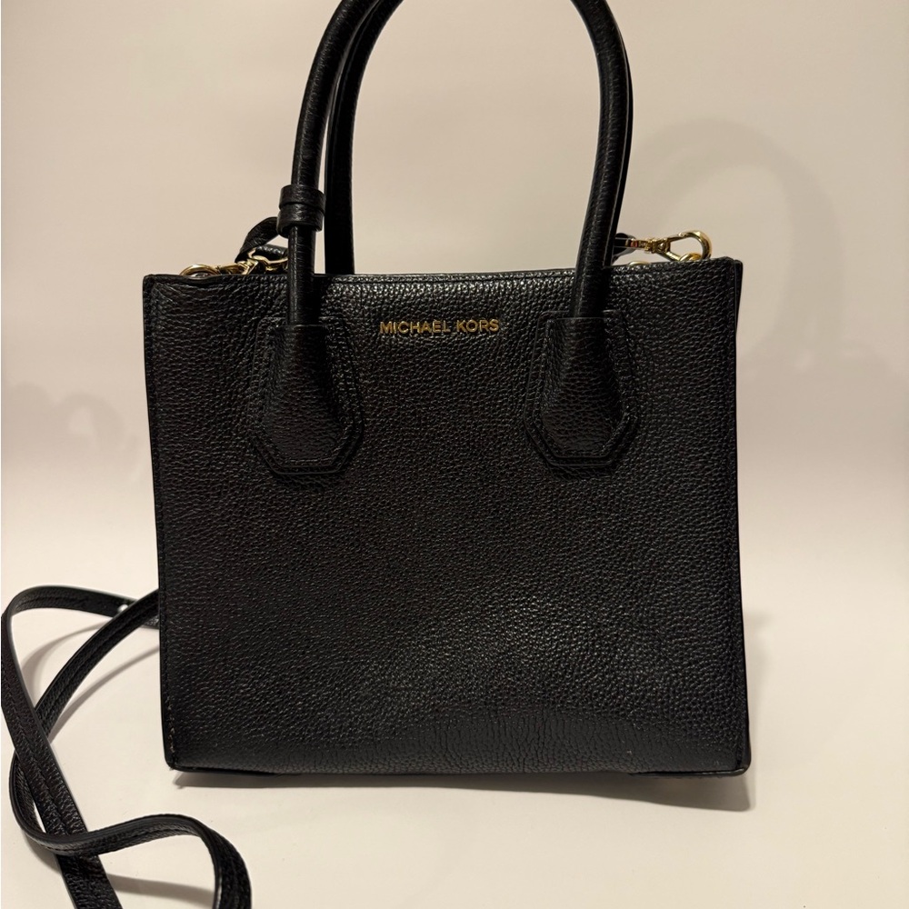 Michael Kors Black Leather Handbag